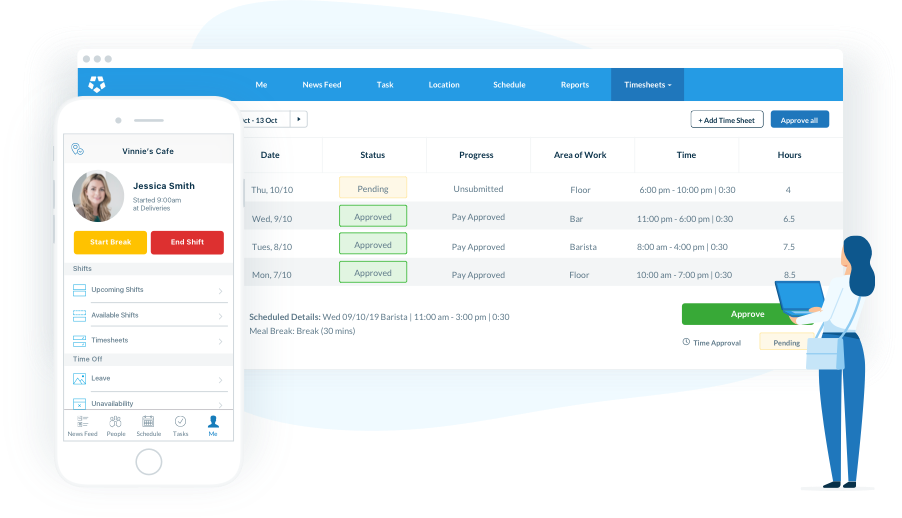 Timesheet App - Time Tracking Software - Deputy